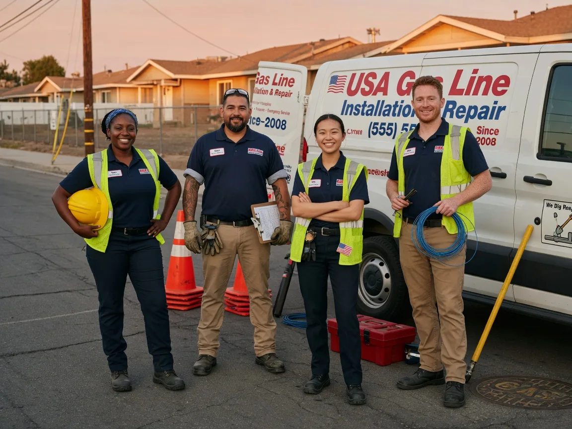 Gas Line Installation company in Rew, PA